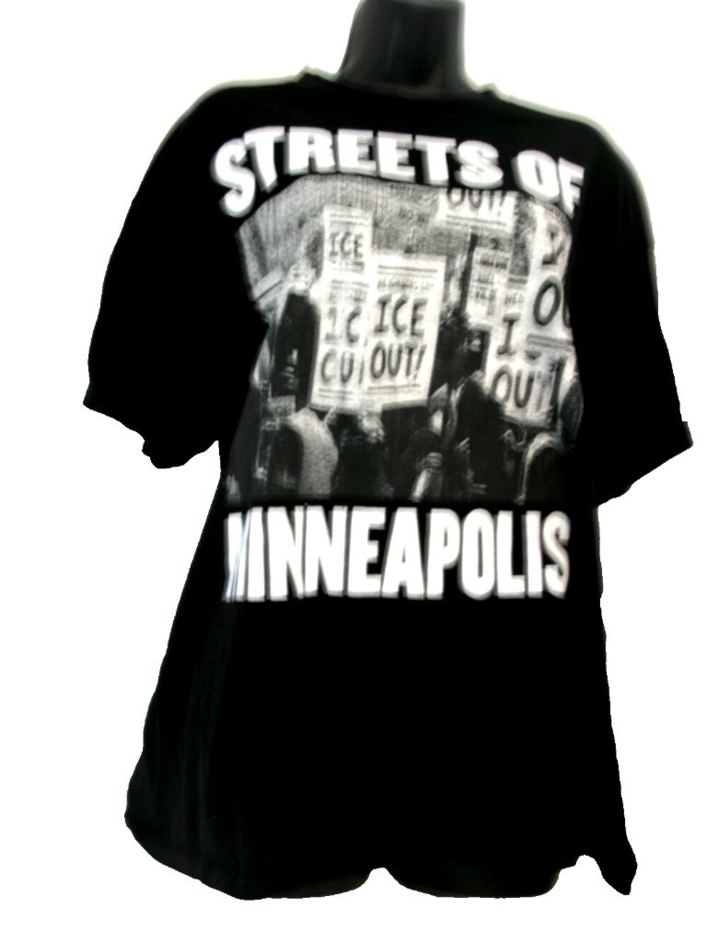 Streets of Minneapolis Ice Out Anti ICE Graphic T-Shirt